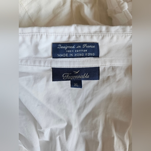 Faconnable White Cotton Shirt - Picture 4 of 4